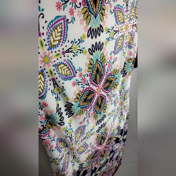 Eliza J Dress Womens Size 2 Paisley Print Jersey Shift NWT - Picture 8 of 12